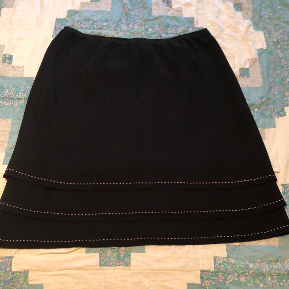 Size petite large black skirt by Michele